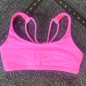 Bright pink Ivivva sports bra. Size 10. GUC